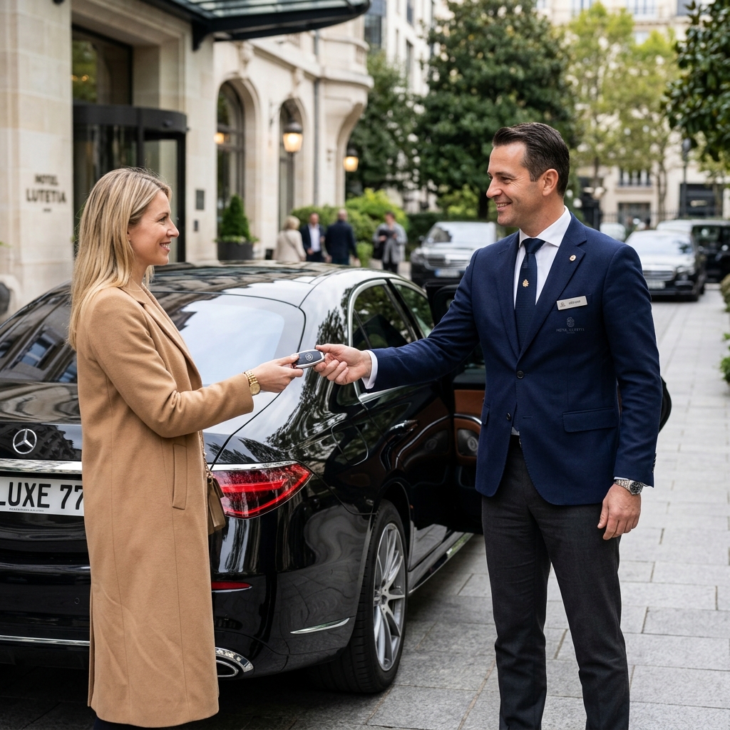 Meet your driver - Chauffeur meeting at your car